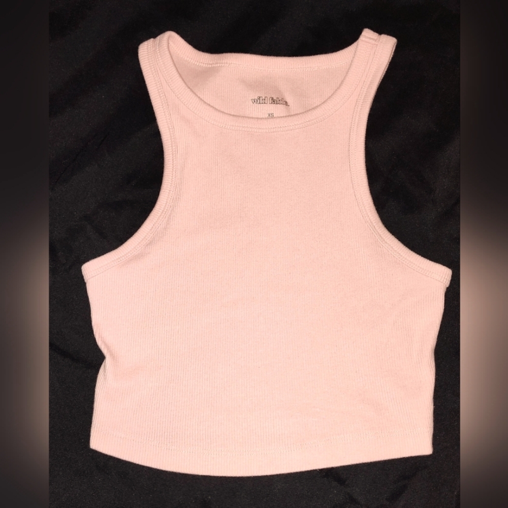 Women's Wild Fable Blush colored Cropped Tank. Size XS EUC